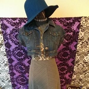 goodtime Jackets & Coats - Shrug jean jacket size L goodtime Jackets & Coats - Shrug jean jacket size L